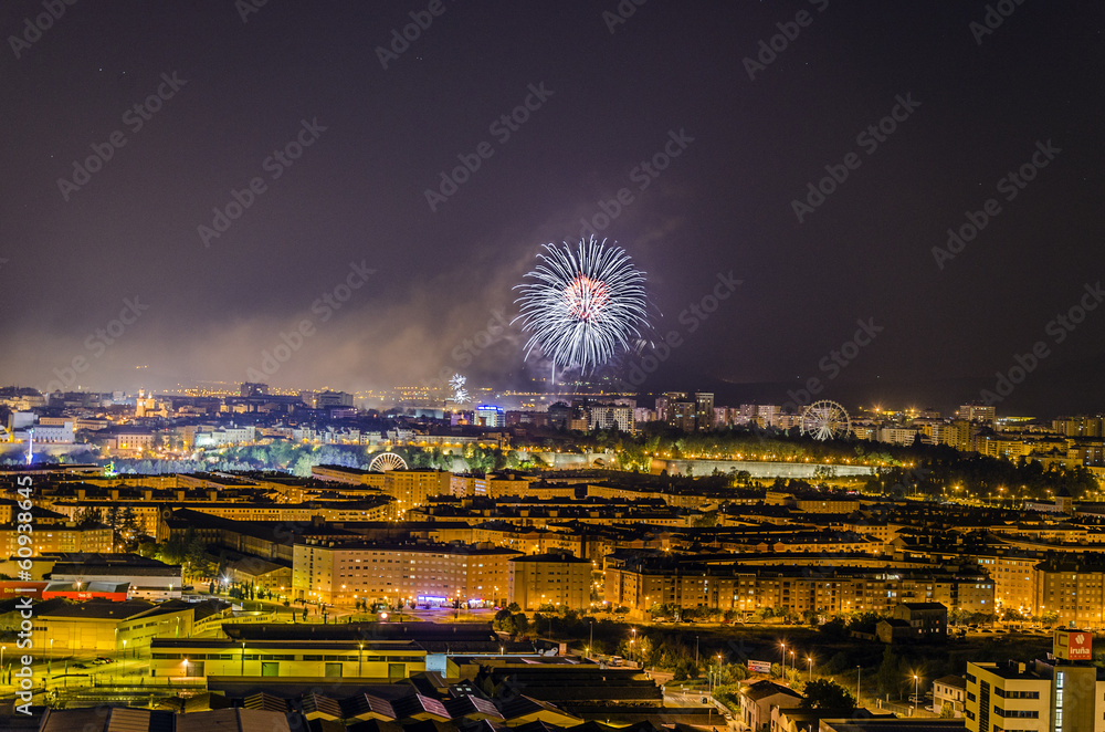 Fototapeta premium Beautiful fireworks
