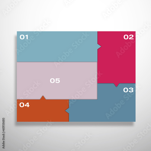 vector infographic for business project