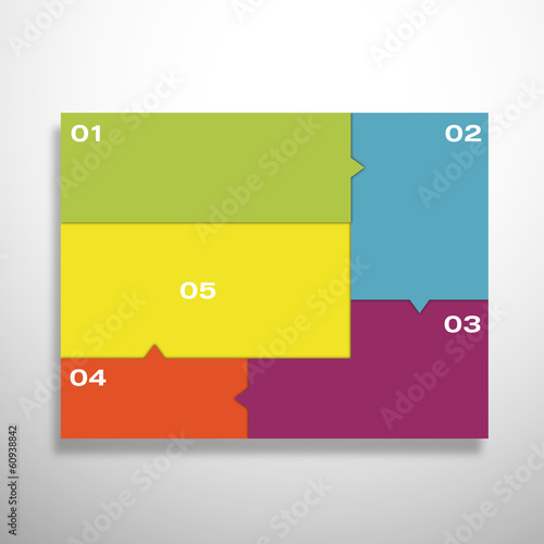 vector infographic for business project