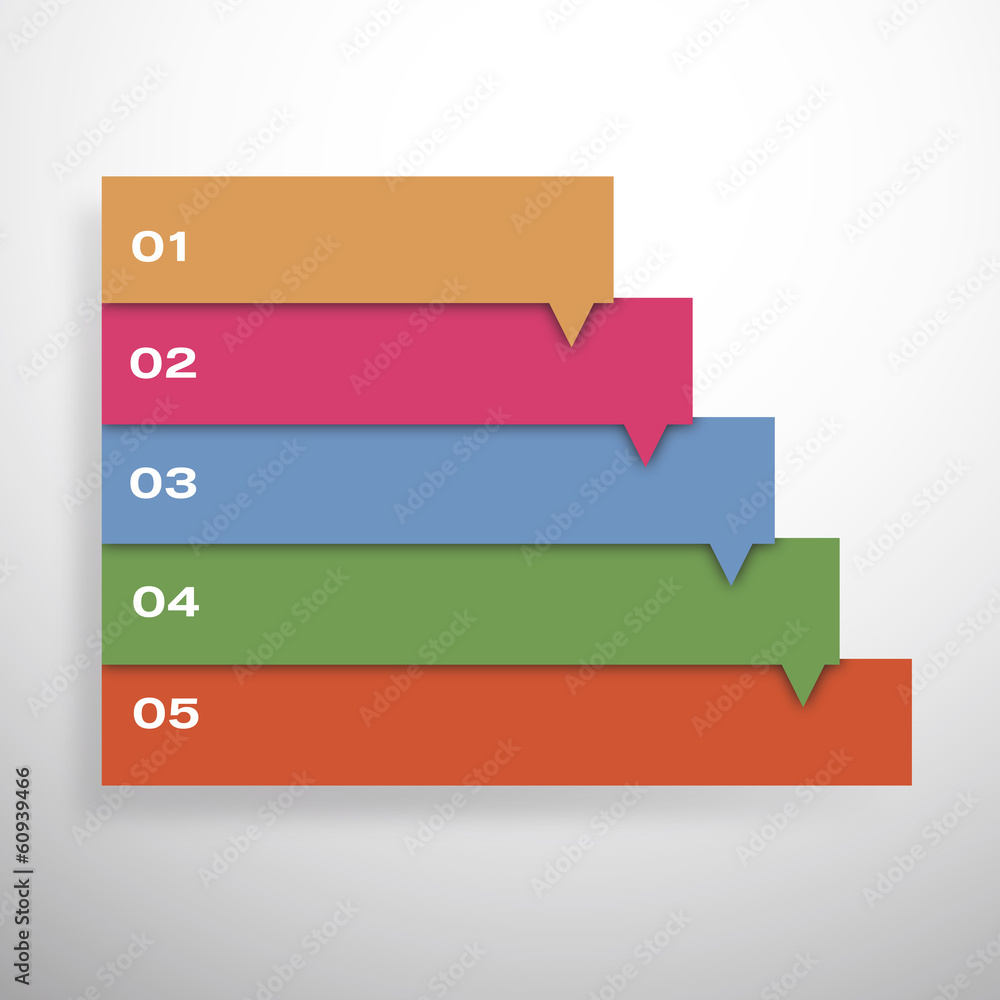 Fototapeta premium vector strips, infographic for business project