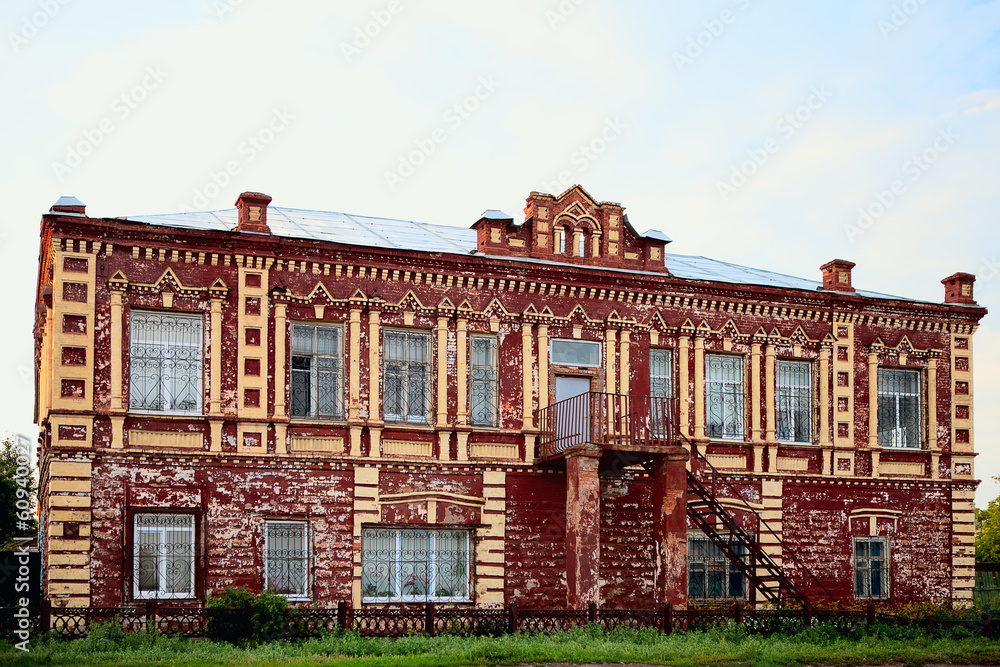 old beautiful building somewhere province Russia