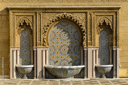 Brunnen in Rabat, Marokko