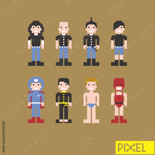 pixel people