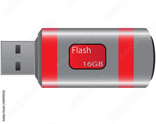 Red Flash Drive