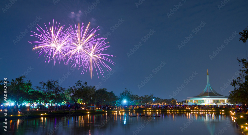 Fireworks at Suan Luang Rama IX