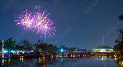 Fireworks at Suan Luang Rama IX