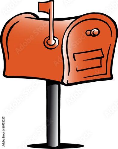 Hand-drawn Vector illustration of an Mailbox