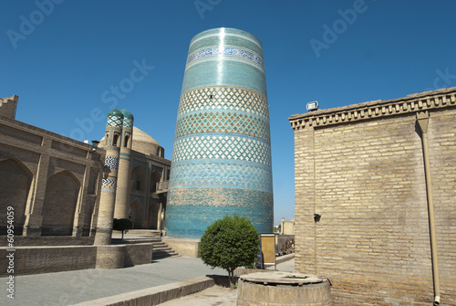 Minaret Kalta minor, Khiva, Ouzbekistan photo