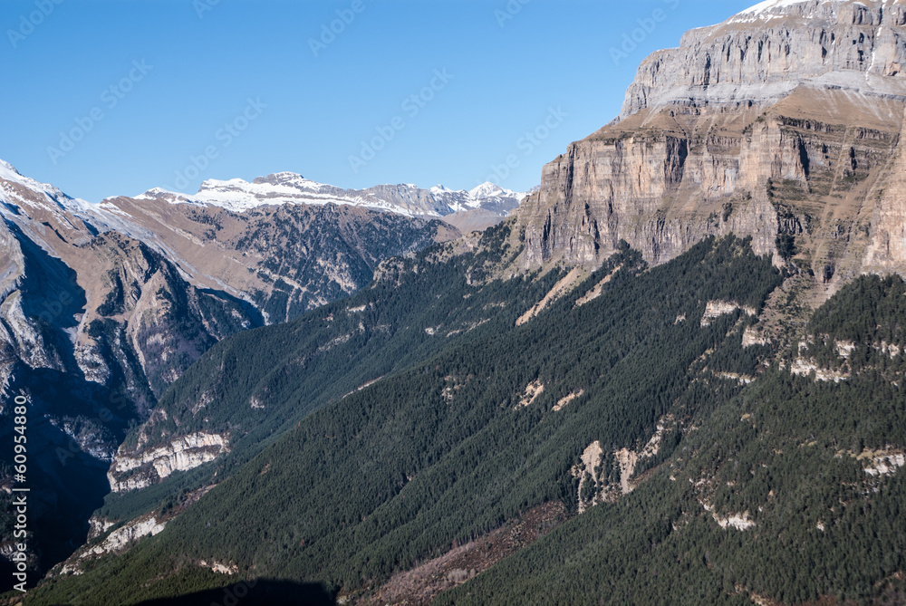 Monte Perdido in Ordesa National Park, Huesca. Spain. Monte Perdido in Ordesa National Park, Huesca. Spain.