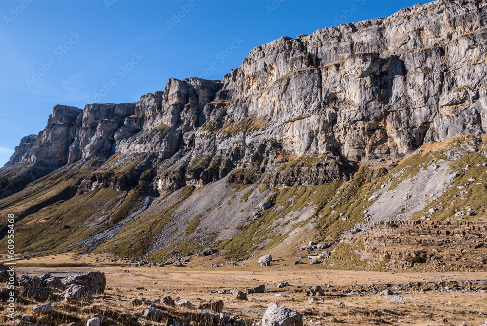 Monte Perdido in Ordesa National Park, Huesca. Spain.
