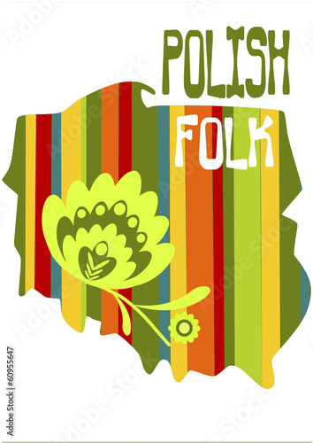 Polish folk - vector illustration.