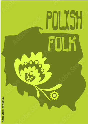 Polish folk - vector illustration.