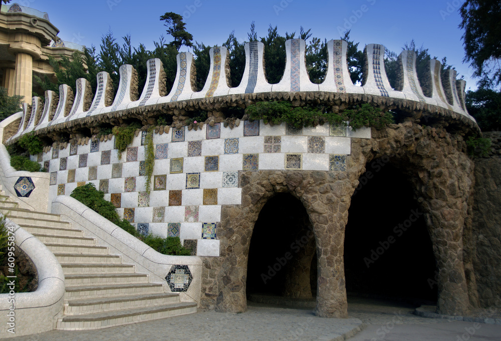 Fototapeta premium Park Guell Barcelona