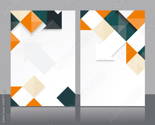 Vector brochure template design