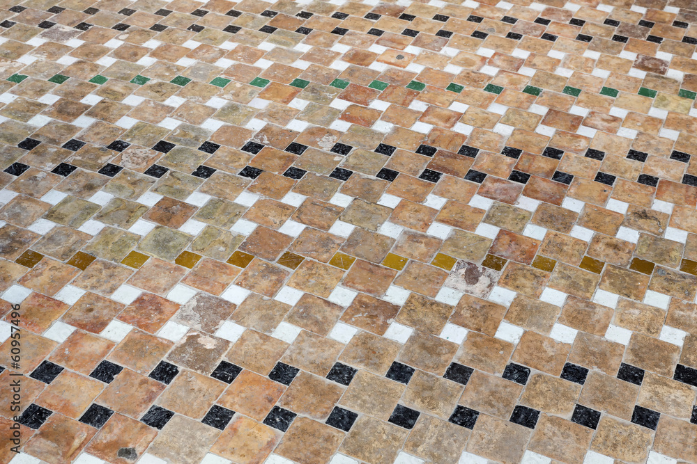 Obraz premium Orientalisches Mosaik in Marokko, Nordafrika