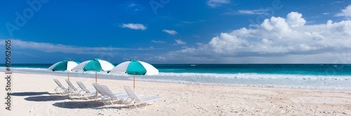 Tropical beach panorama