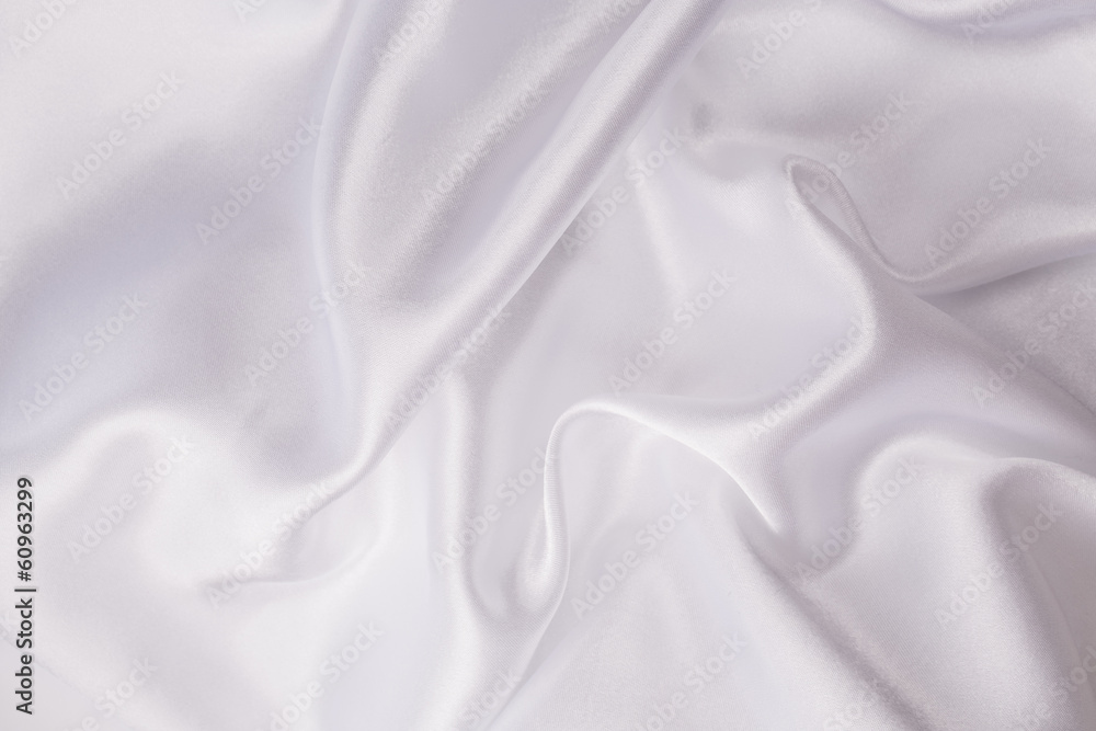 Fototapeta premium White silk fabric background