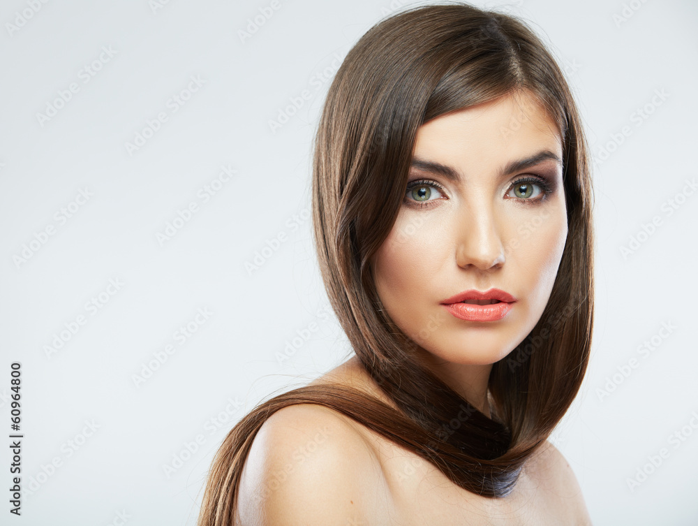 Hair style fashion woman portrait. Hair style fashion woman portrait.