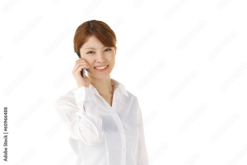 スマホを使う女性 スマホを使う女性