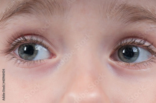 Closeup shot of eyes