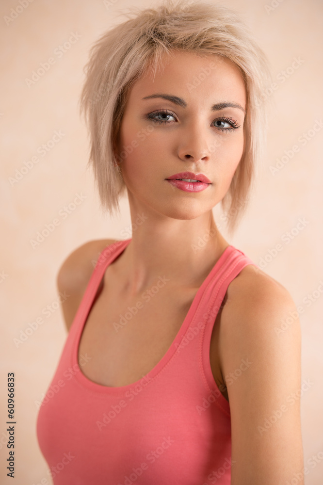 Elegant blonde beauty posing Elegant blonde beauty posing