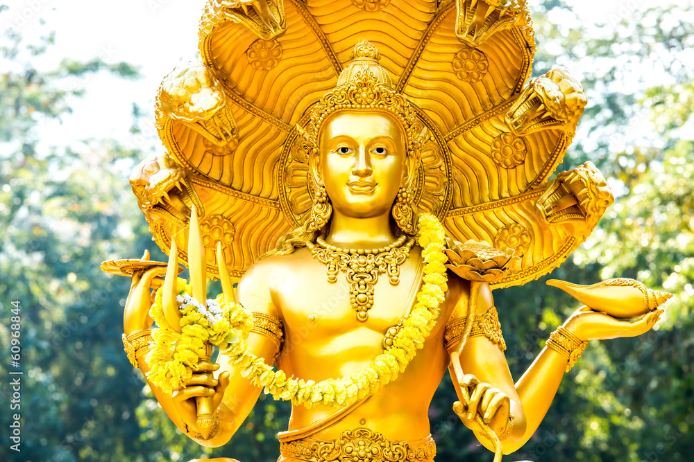 wisnu statue in huai tueng thao reservoir park, chiangmai , Thai wisnu statue in huai tueng thao reservoir park, chiangmai , Thai