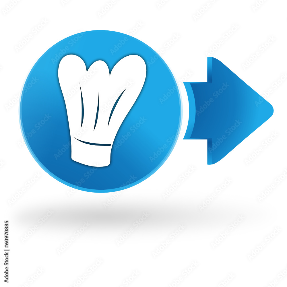 Obraz premium toque sur symbole web bleu