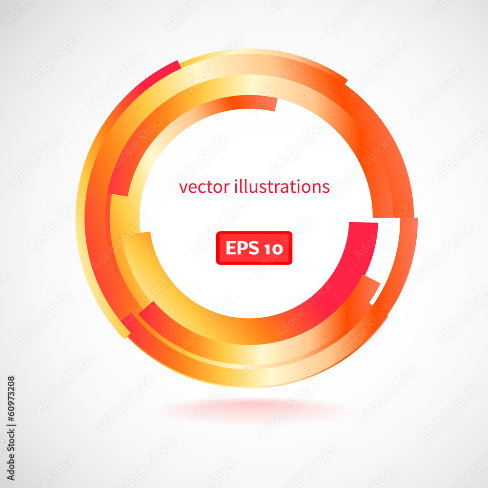 Fototapeta premium Abstract artistic background with space for text. Vector illustr