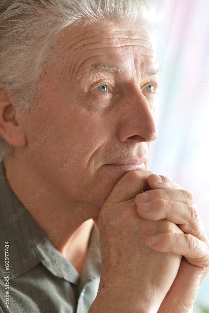 Fototapeta premium Attractive elderly man