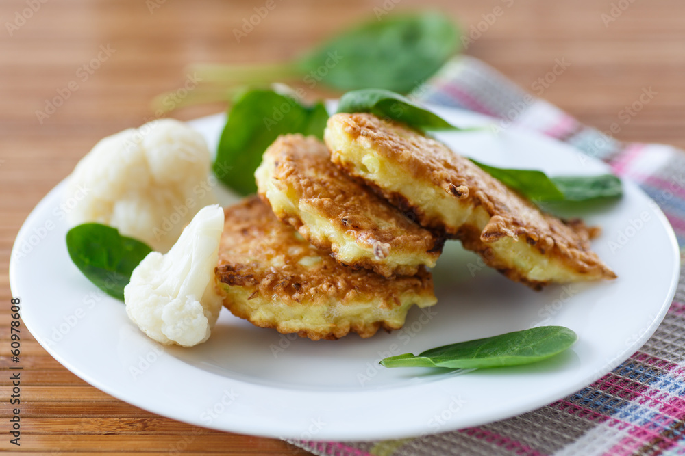 pancakes from cauliflower