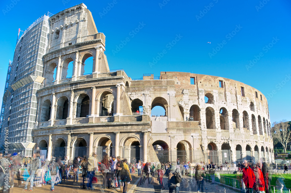 Restoration of the Colosseum - Rome symbol