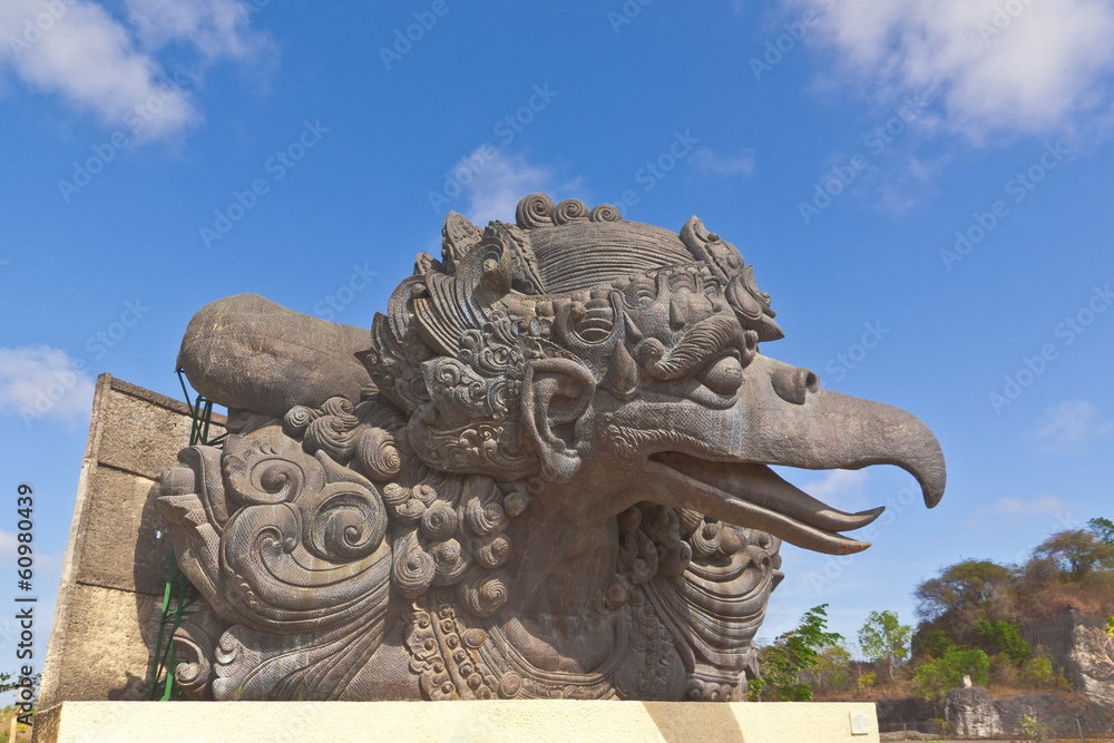 Huge Garuda statue in GWK cultural park, Bali, Indonesia