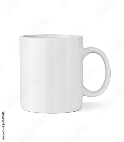 Obraz na plátně white coffee cup mug