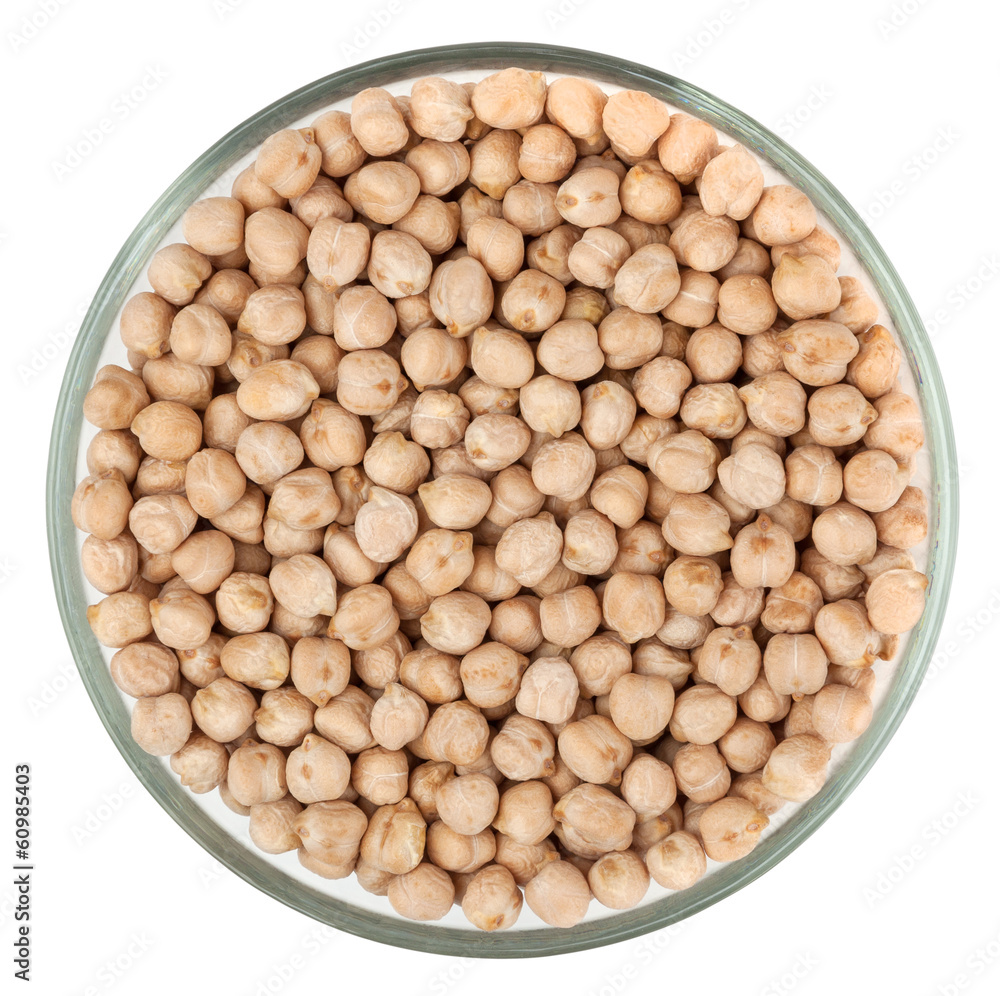 Chickpeas isolated on white background with clipping path Chickpeas isolated on white background with clipping path