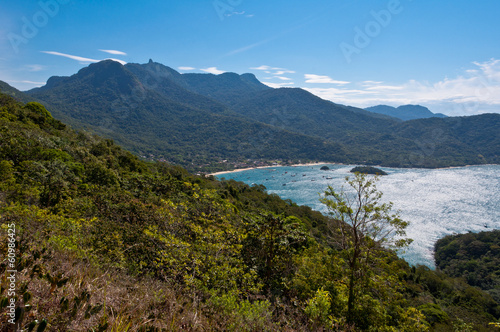 Scenic Aerial View of Ilha Grande Island, Rio de Janeiro