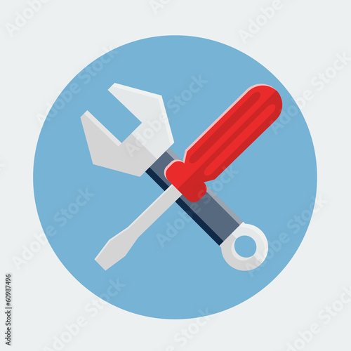 Screwdriver And Wrench,Settings Icon