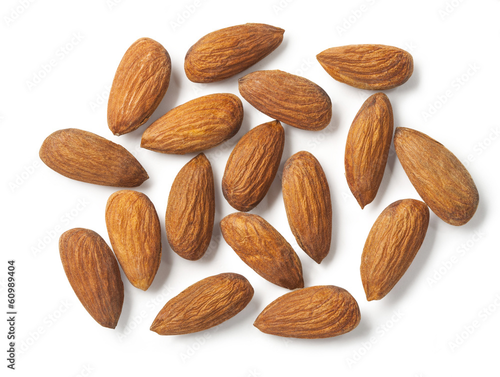 Almonds isolated Almonds isolated