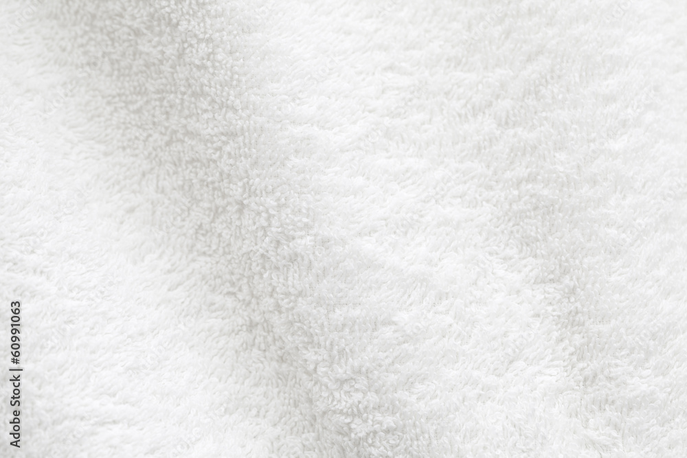 White cotton towel close up background photo texture Stock Photo ...