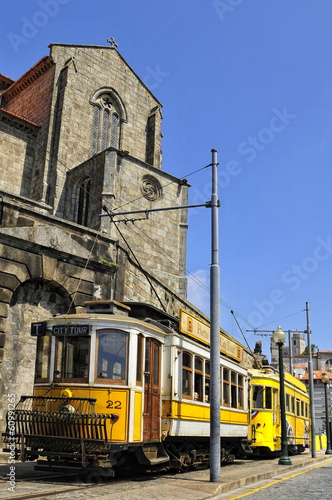 Old tram, Porto, Portugal