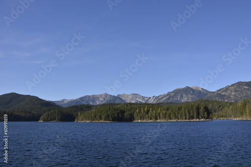 Eibsee  Grainau  Bayern  Deutschland