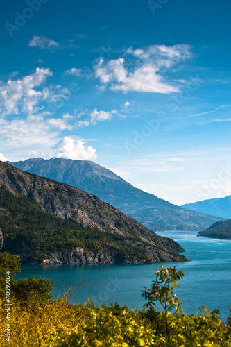 Dam in mountains