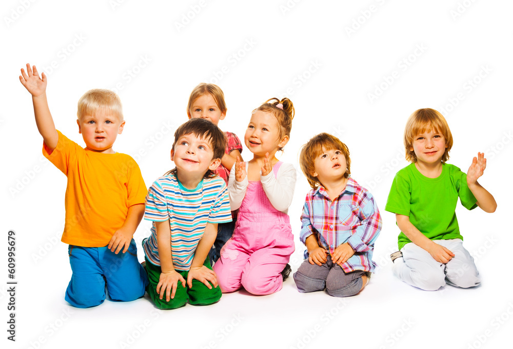 Group of little kids Group of little kids