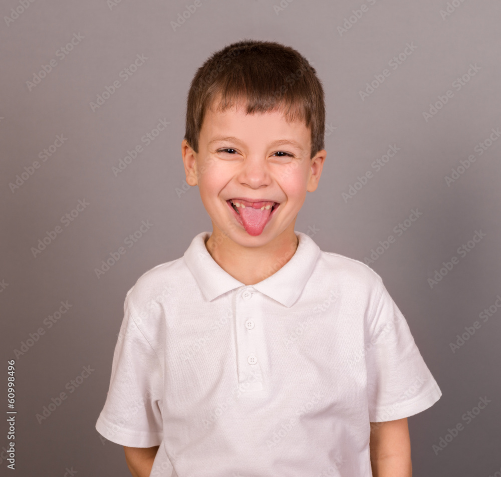 happy boy portrait