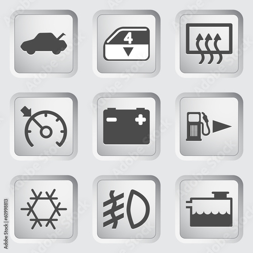 Car Dashboard icons