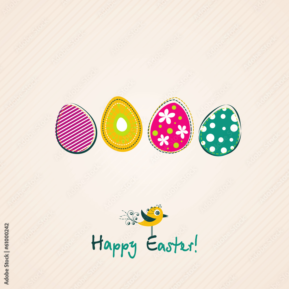 Template Easter greeting card, vector Template Easter greeting card, vector