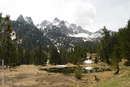 Ibon en el Pirineo photo