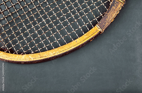 Detail of vintage racket © dp3010