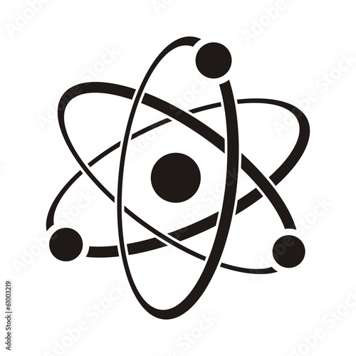 Canvas Print Atom