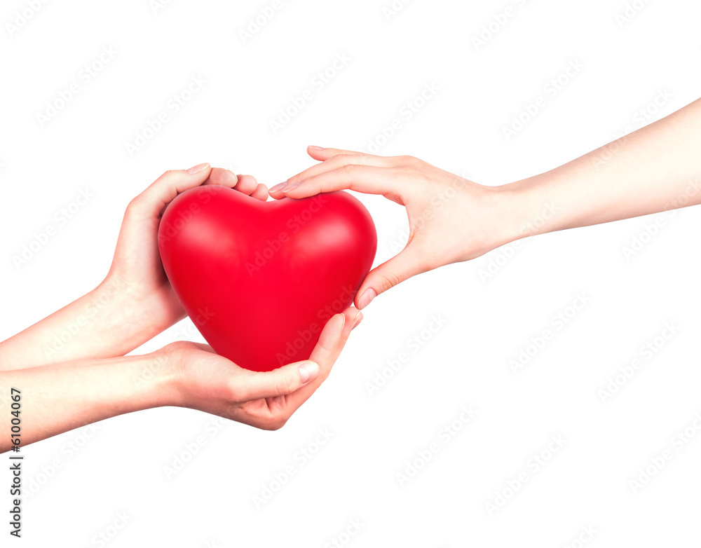 Health insurance or love concept Health insurance or love concept
