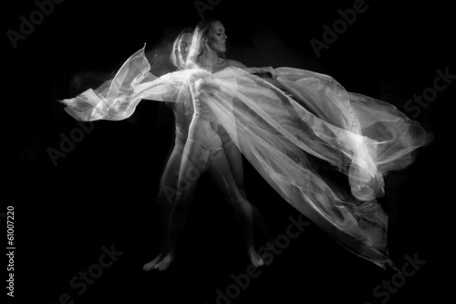 Movement With Sheer Fabrics and Long Exposure